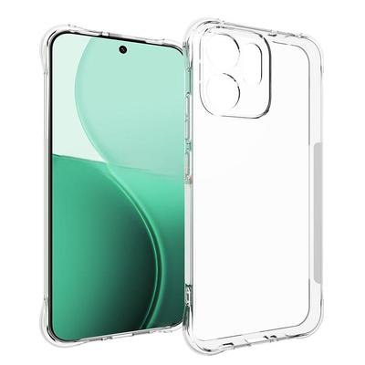 Для Oppo Reno14 F 5G ТПУ чехол WANLONFENG WL2 Серии 2.0мм Чехол для телефона с 2 шт. Защитные стекла