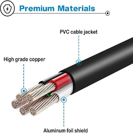 6ft Mini-B Charger Cable for LeapPad 3/Platinum/Ultra/LeapReader/Kids Tablet USB A to Mini-B Charging Charger Cable Cord