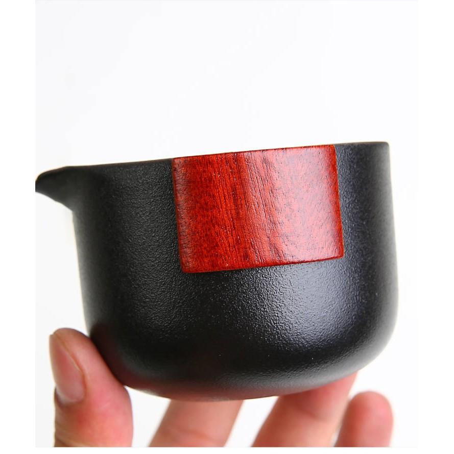 Kung Fu Tea Set One Pot Two Cups Portable Storage Bag Ceramic Teapot