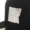 Кепка 59FIFTY 14668129 NER36C8911 Черная Значок из Страз Сверкающая 5950 New Era Глубокая Посадка Для Прогулок Защита от УФ Модный Дизайн Функциональная Кепка 59FIFTY