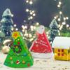 6pcs Christmas Cookie Candy Box Xmas Tree Paper Gift Boxes Navidad New Year Cake Shape Snack Baking Packaging Box Kids Gifts