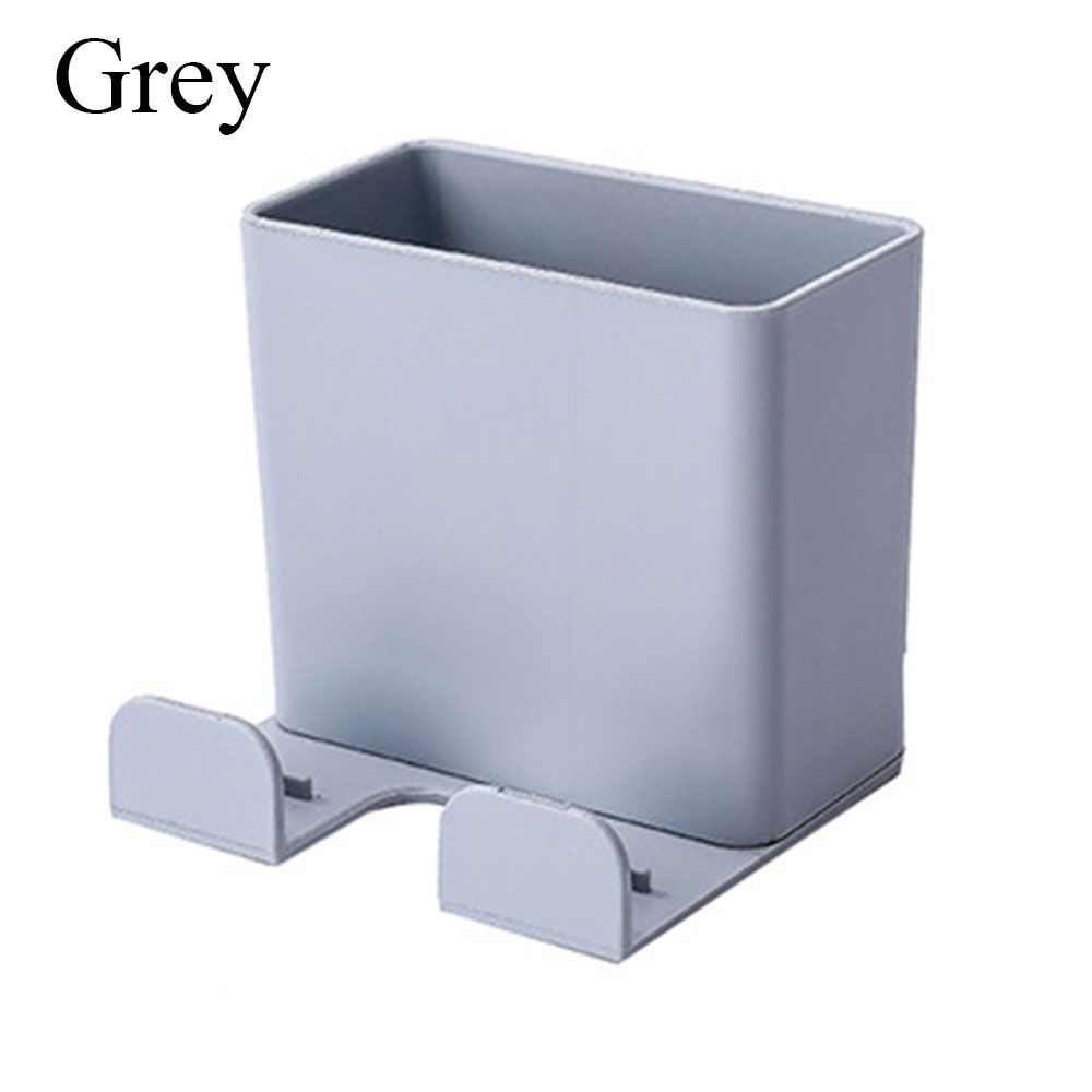 Plug Holder Remote Control Organizer Adhesive Hanger Air Conditioner Storage Box Fixed On Wall