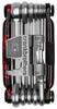 CRANK BROTHERS MULTI-17 Bicycle Portable Tool (17 Functions), Splatter Paint, Red, One Size