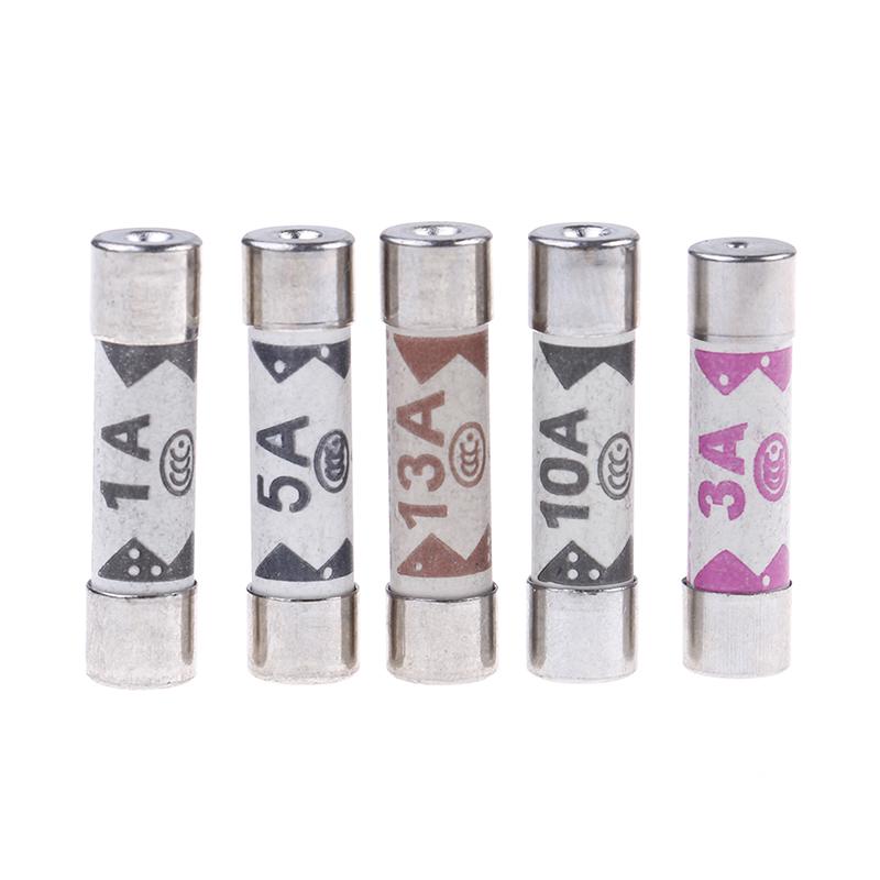 Керамический предохранитель для мультиметра 6 мм × 25 мм Bs1362 1A 3A 5A 10A 13A Amp 250V