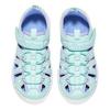 Skechers Детские летние модные спортивные сандалии с открытым носком, удобные, универсальные, простые, модные, легко надеваемые, фиолетовые, мятно-зеленые 302100L-MTLV