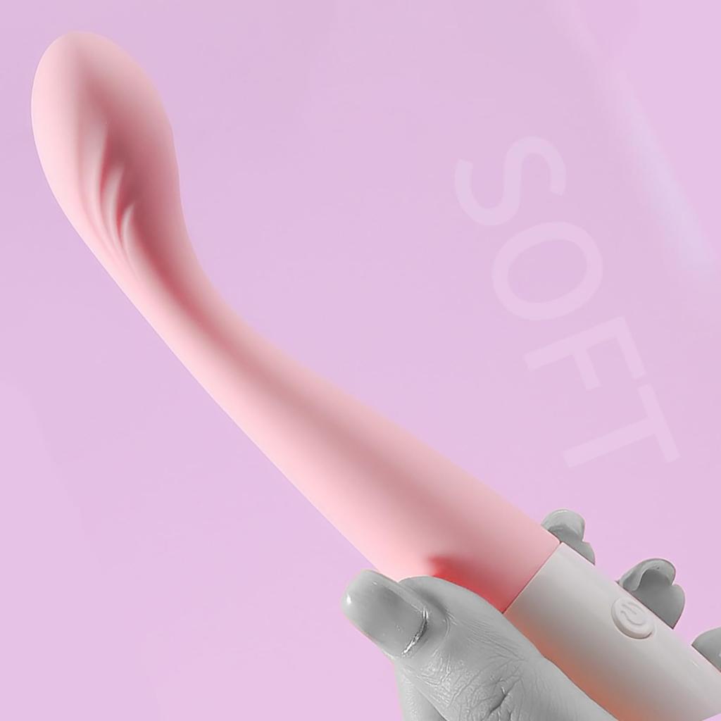 Yemax Тонкий вибратор для клитора соска Мягкий силикон Маленький ротор для 10 вибраций Сосок Розовый дилдо, Для начинающих женщин, Стимуляция, Стимуляция,