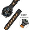 Силиконовый ремешок QuickFit для часов Garmin Fenix с металлической пряжкой - Различные цвета