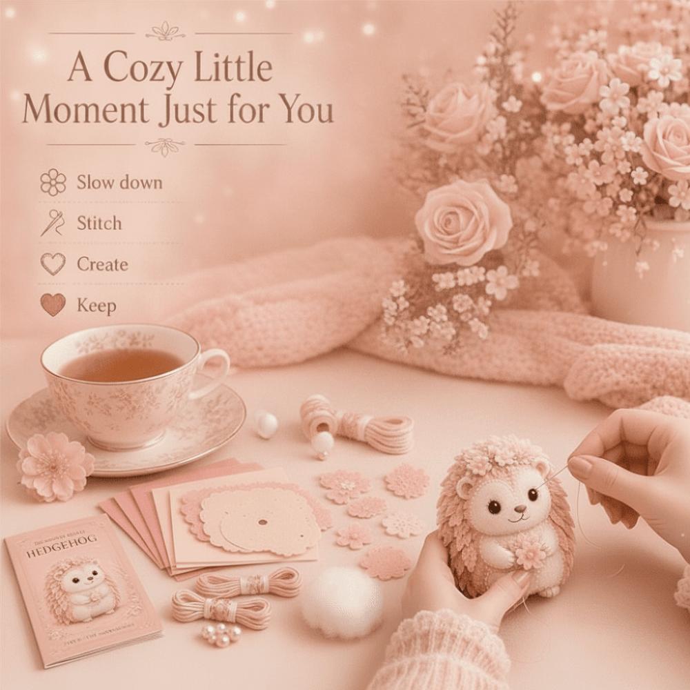 Creative Design Animal Patchwork Set Floral Fabrics Animal Toy Craft  For Adult Beginners