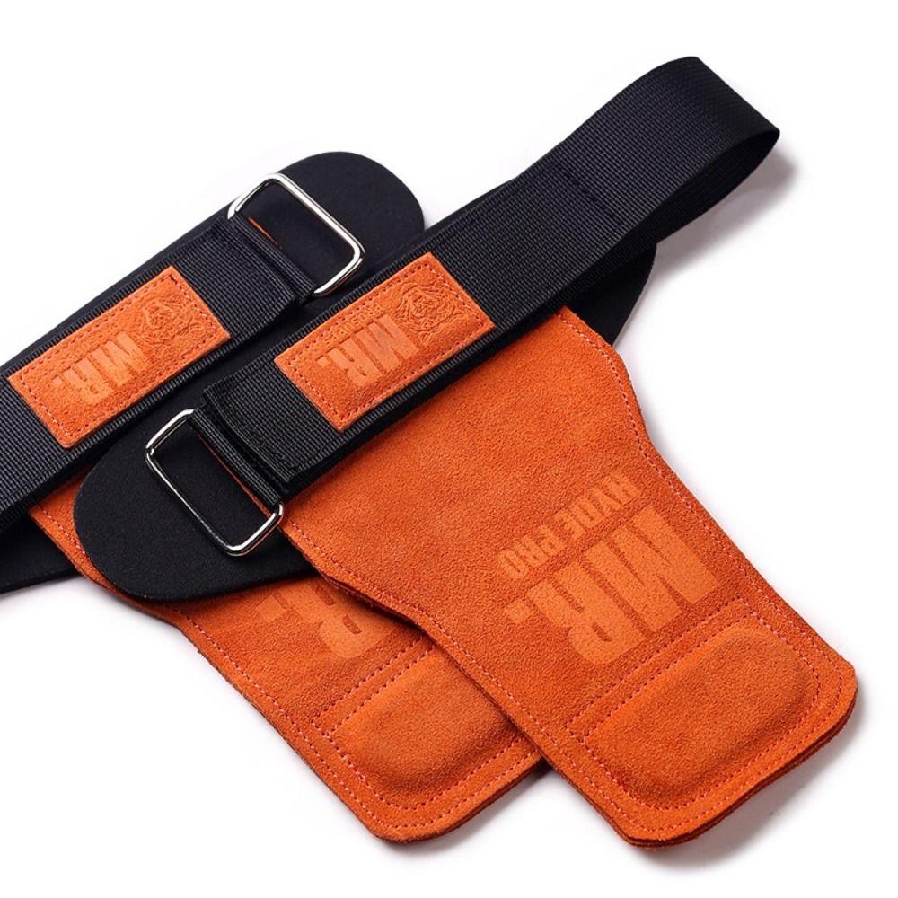 1 пара кожаных фитнес-лямки для пауэрлифтинга SBR Лямки для становой тяги Тренажерный зал/Фитнес