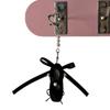 Ballet Shoe Keychain Pendant Sweet Bowknot Charm Dance Shoes Hangings Ornament Keyring Backpack Decoration for Women Gir