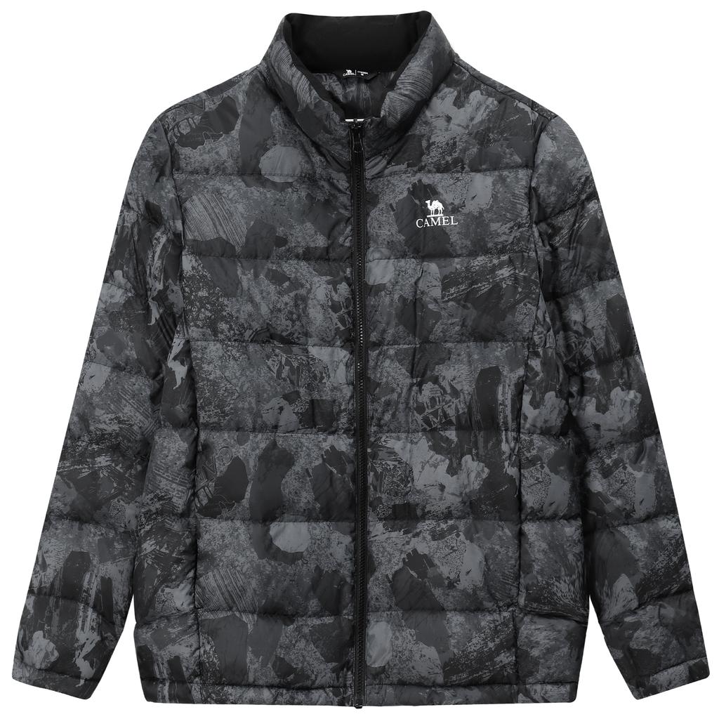 CAMEL All weather Outdoor Hiking Windbreaker Jacket Men's Phantom Black A13CF00128