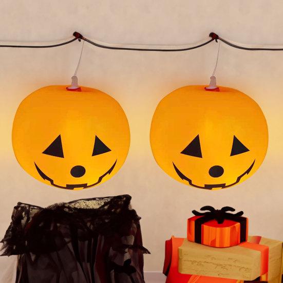 5шт Хэллоуин тыква лампы воздушные шары создают праздничную атмосферу декоративные воздушные шары тонкой работы