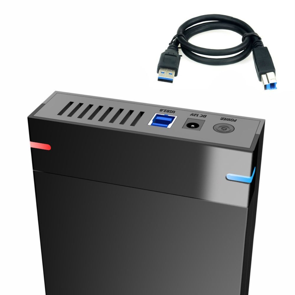 3.5 inch HDD Enclosure SATA to USB 3.0 SSD Case Portable Hard Disk Box