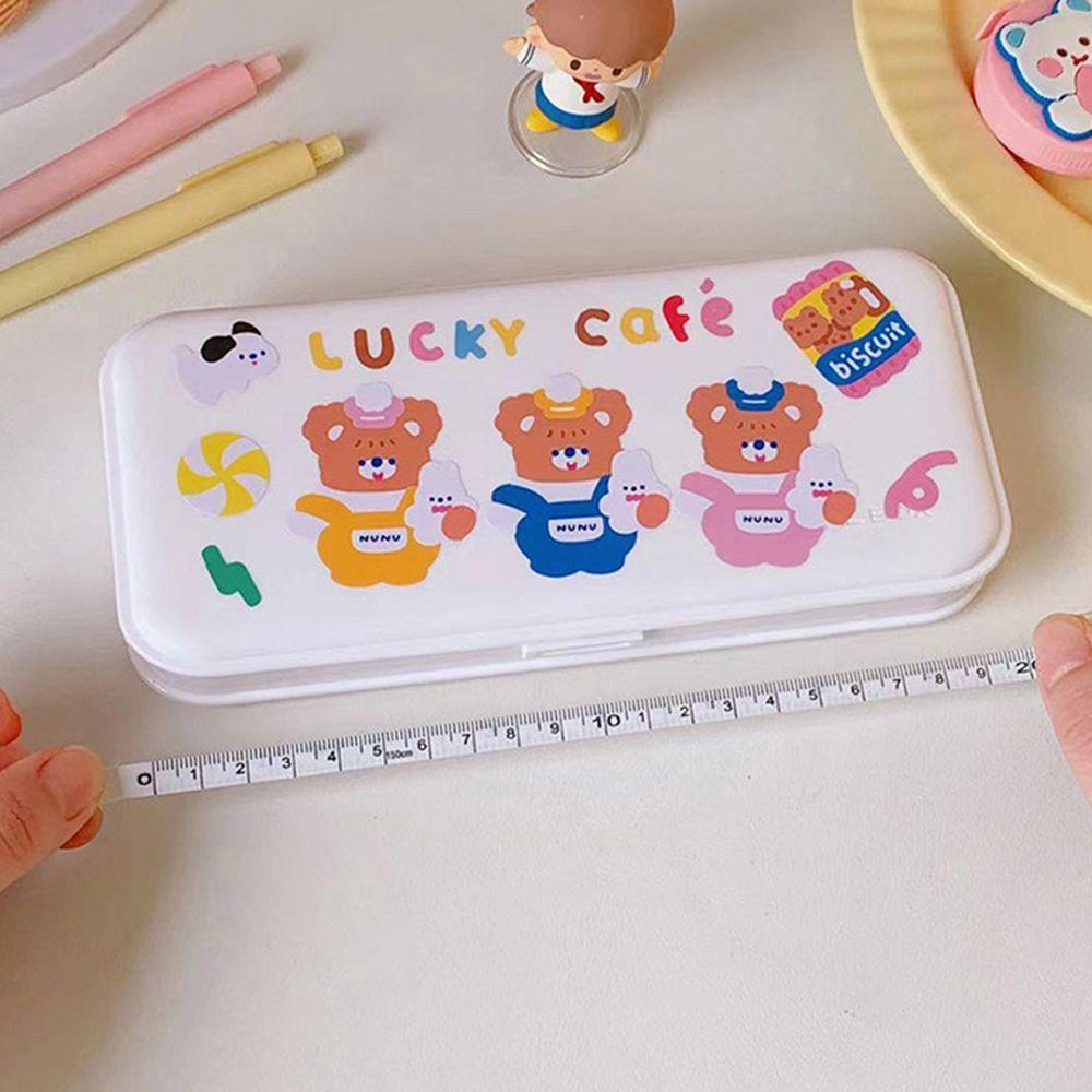 Портативная милая мультяшная двусторонняя измерительная лента для тела, выдвижная рулетка, 150 см/60”