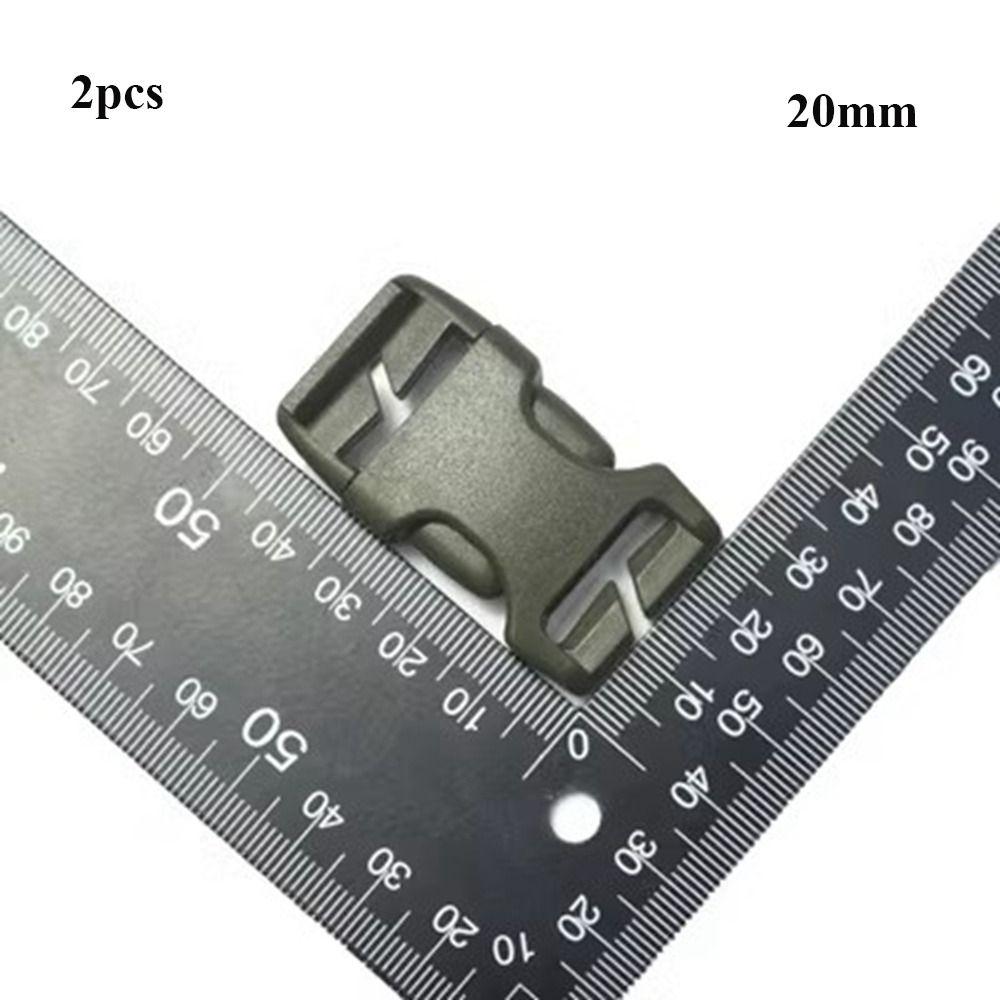2pcs 5 Colors Side Release Buckle Plastic Camp Bag Parts Hot sale Curved Buckles  Outdoor Tools