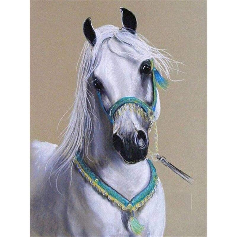 Полный 5D алмазов картина скачущий конь DIY Алмазная вышивка Алмазная мозаика наборы крестиков домашний декор подарок