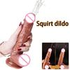 Realistic Water Spray Soft Dildo Anal Sex Toy for Women Adult Gift Silicone Ejaculating Masturbators PenisBig Suction Cup Dick