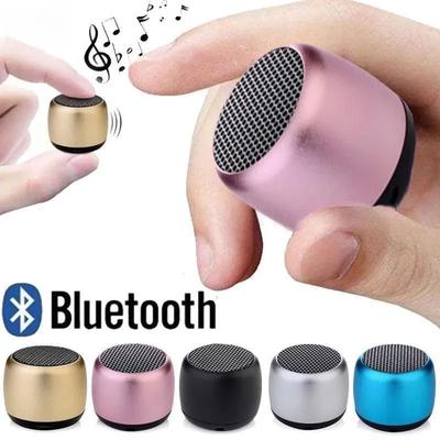 1 шт. Мини беспроводной Bluetooth-динамик портативный металлический беспроводной громкоговоритель мобильный телефон компьютер музыкальный плеер