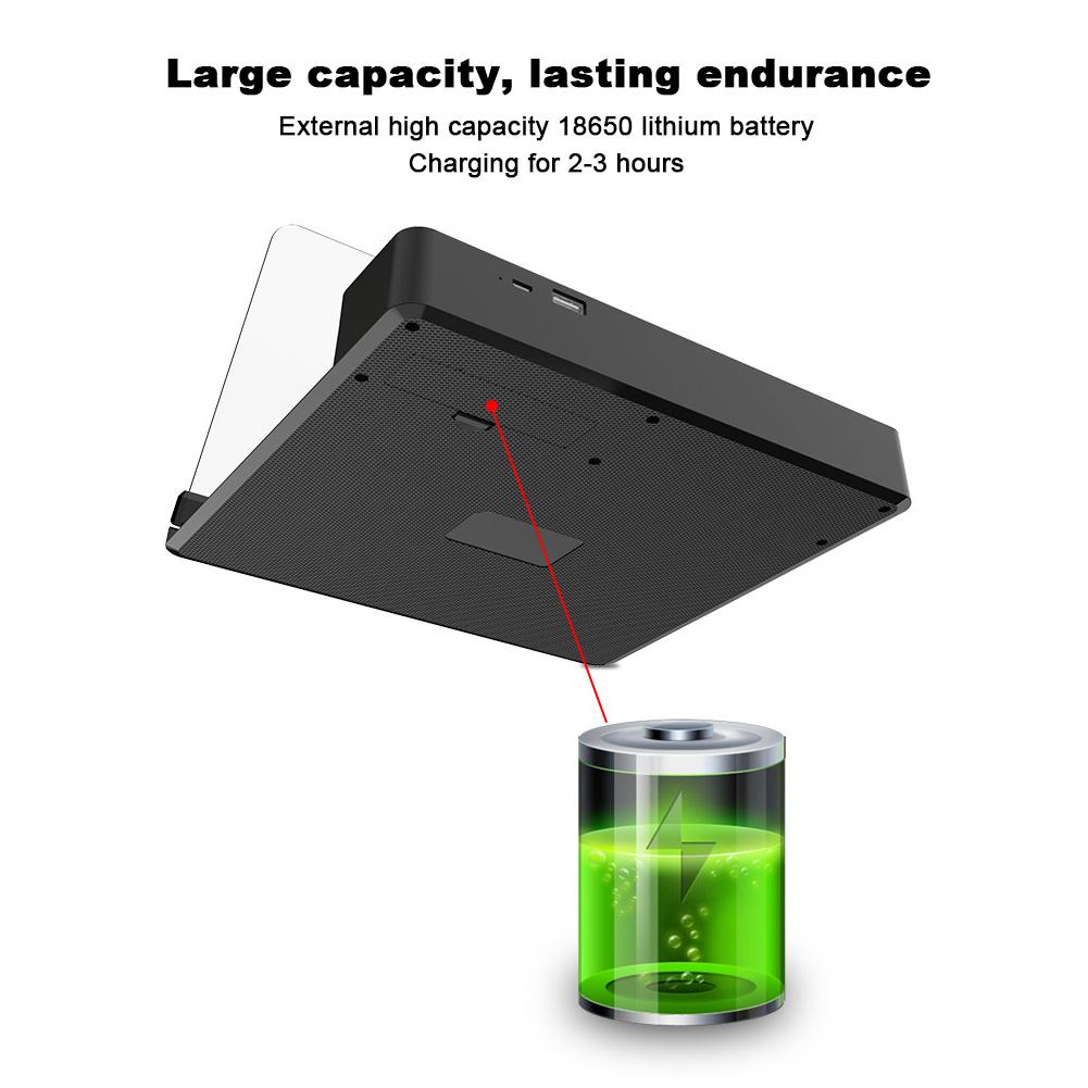 26X 10 Inch Wireless Speaker Mobile Phone Screen Magnifier   Sound Bracket Magnify