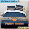 3pcs Custom Name New York Football Bedding Set Includes 1 Duvet Cover & 2 Pillowcases for All Seasons Dormitory Home Decor Christmas gifts