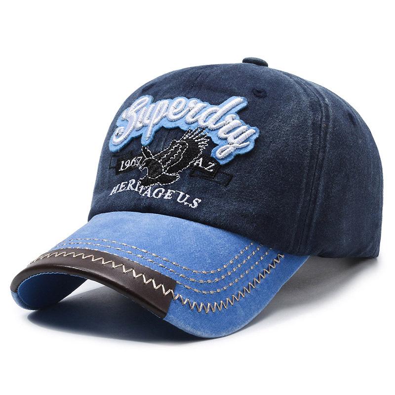 Весна осень новая вышитая шапка с орлом Стираем старые буквы супер дневная бейсболка ретро универсальная мужская и женская