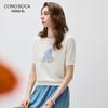 Женская повседневная футболка Kemon Boca с коротким рукавом из смешанного шелка