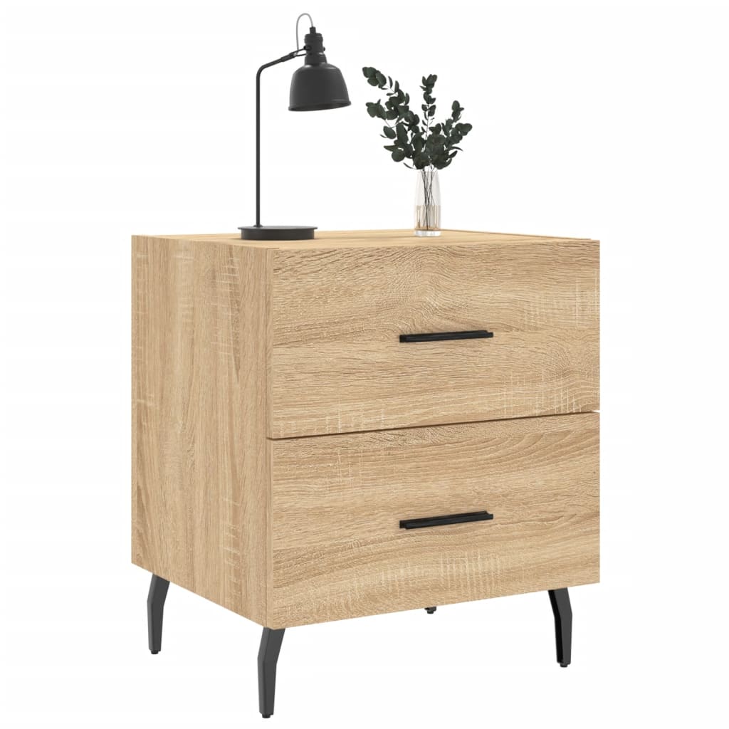 Nightstand Sonoma Oak 40 x 35 x 47.5 cm Engineered Wood
