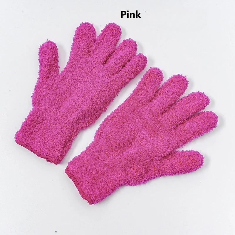 2ps Microfiber Dusting Gloves-Stretchable & Breathable Cleaning Gloves,Non-Waterproof for Cars, Boats, RVs, Pools, Home, Kitchen