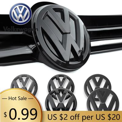 Для VOLKSWAGEN VW Передняя решетка Значок Volkswagen Значок на крышке багажника Логотип Для VW POLO GOLF 5 6 7 7.5 8 MK7 MK7.5 MK8 Scir
