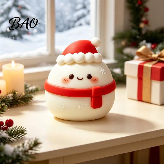 Christmas Stocking Stuffers Daifuku Stress Relief Toy, Slow Rebound Steamed Bun Squeeze Crunchy Ball Sensory Holiday Party Favors for Kids Adults Toy
