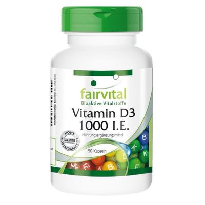 Fairvital Витамин D3 1000 МЕ 90 Капсул