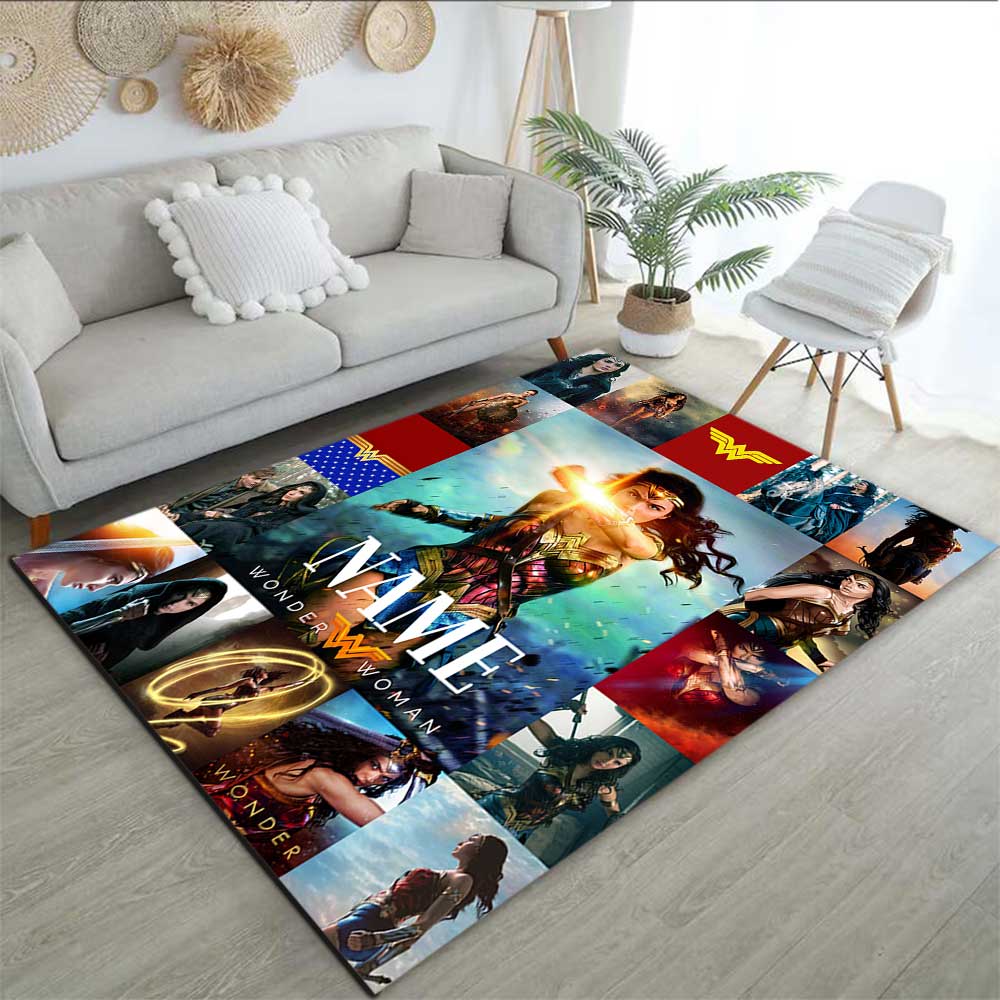 Warner (4) Customize your name rug, office chair cushion, home bedroom living room gift.