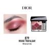 Dior Макияж глаз Потрясающая пятицветная палетка теней, шелковистая и нежная, легко наносится, мелкий шиммер, стойкая матовая коррекция, , №879 Трафальгар