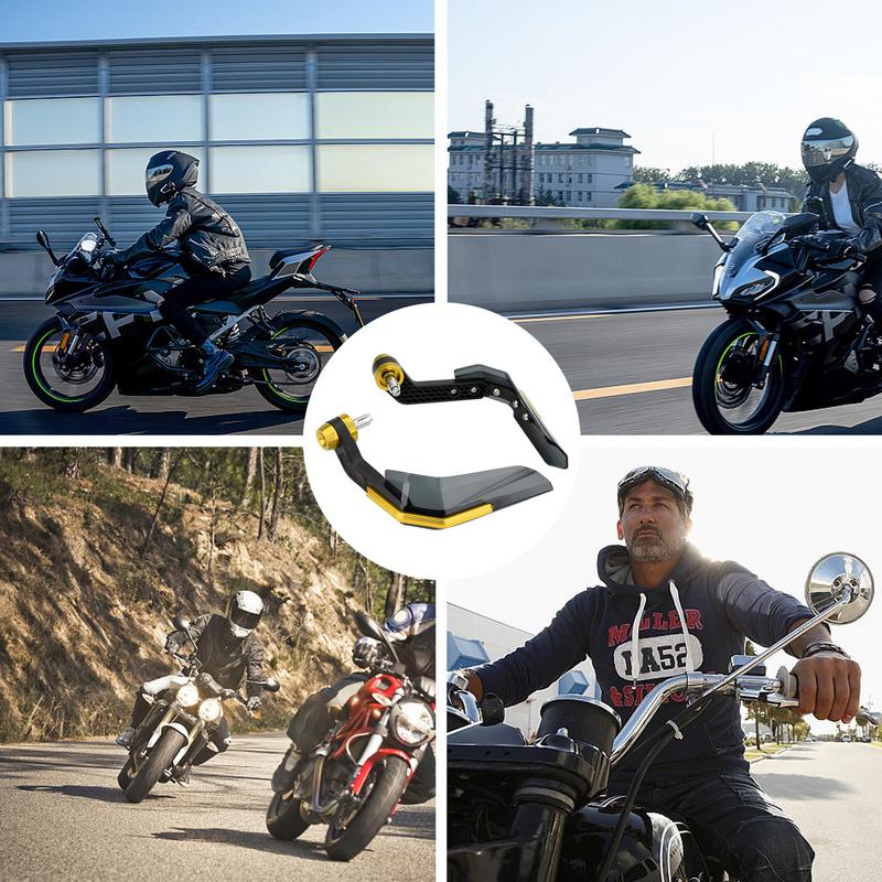 Motorcycle Hand Grip Covers Universal Motorcycle Handguards Aluminum Alloy Hand Guards Brush Bar Wind Protective for Motorbike