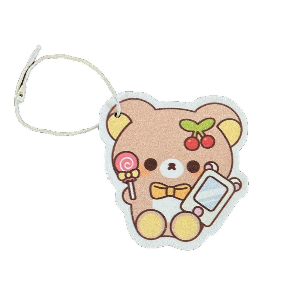 Rilakkuma Cartoon Dishwashing Sponge - Compressed Wood Pulp Cotton Scrubber
