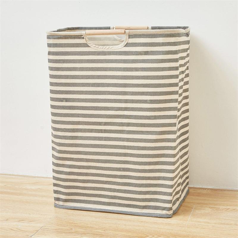 Waterproof Laundry Basket Cotton Linen Dirty Clothes Baskets Laundry Organizer Foldable Sundries Storage Bag Foldabling Hamper