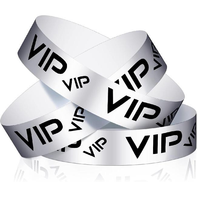 Teling 500 шт. VIP Пластиковые браслеты-браслеты Вечеринка для мероприятий VIP Браслеты Пластиковые браслеты Водонепроницаемые браслеты на руку для