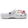 Crocs Классические клоги EIGHT% Phalaenopsis Элегантные Свежие Трендовые Удобные Подарочная Упаковка Унисекс Белый