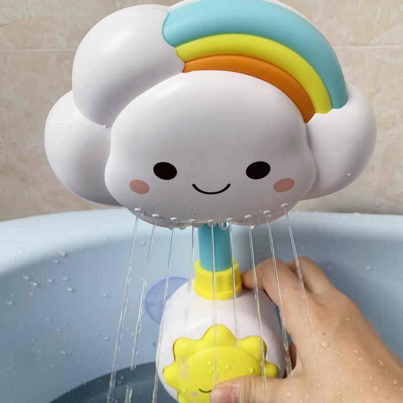Игрушки для купания младенцев Купание Милые Плавающие Распыляющие Воду Облака Цветы Душ Игрушка для Ванны Для Детей Бассейн Игрушка для Игр в Воде