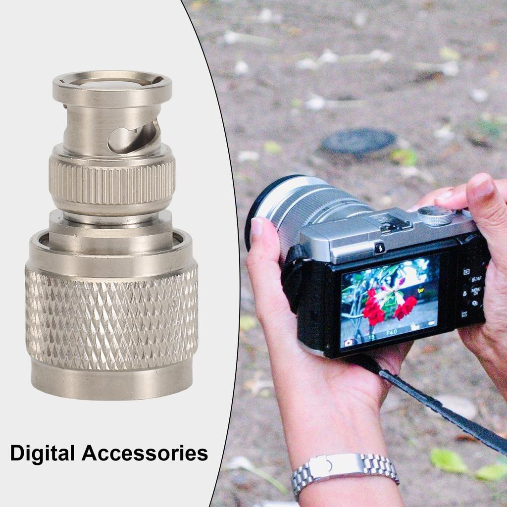 Copper Coaxial RF Connector N/BNC JJ Type Universal Fit for Antenna Cables