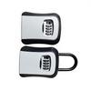 All-metal Padlock  Waterproof Safe Key Box 4-Digit Key Boxes Lock Safe Security Storage Lock Box