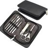 7-piece nail clipper kit care pedicure scissors pincher pick utility art manicure set tools