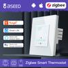 BSEED Zigbee Электрические термостаты для водяного напольного отопления бойлера Умный комнатный термостат Tuya Goolgle Alexa Голосовое управление