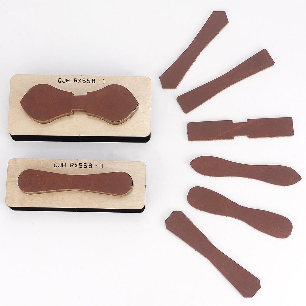 QJH Zipper Leather Cutting Die Cut Mold, Leather Punch Die Set, Leather Crafts Kraft Tool, Handmade Cutters - Bag Zipper Pullers