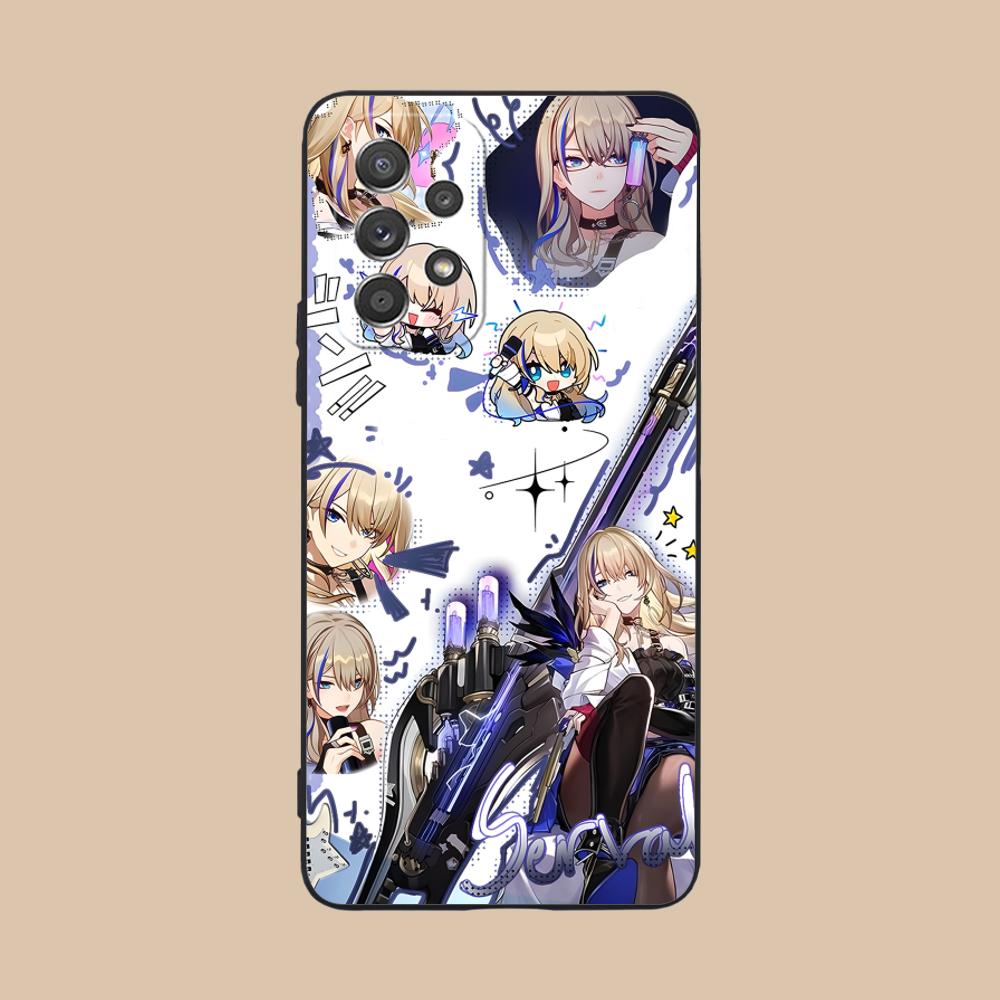 HSR Serval Матовый ТПУ Чехол для Мобильного Телефона для Samsung Galaxy A56 55 54 53 52 51 36 35 34 23 16 15 5G Цветной Чехол