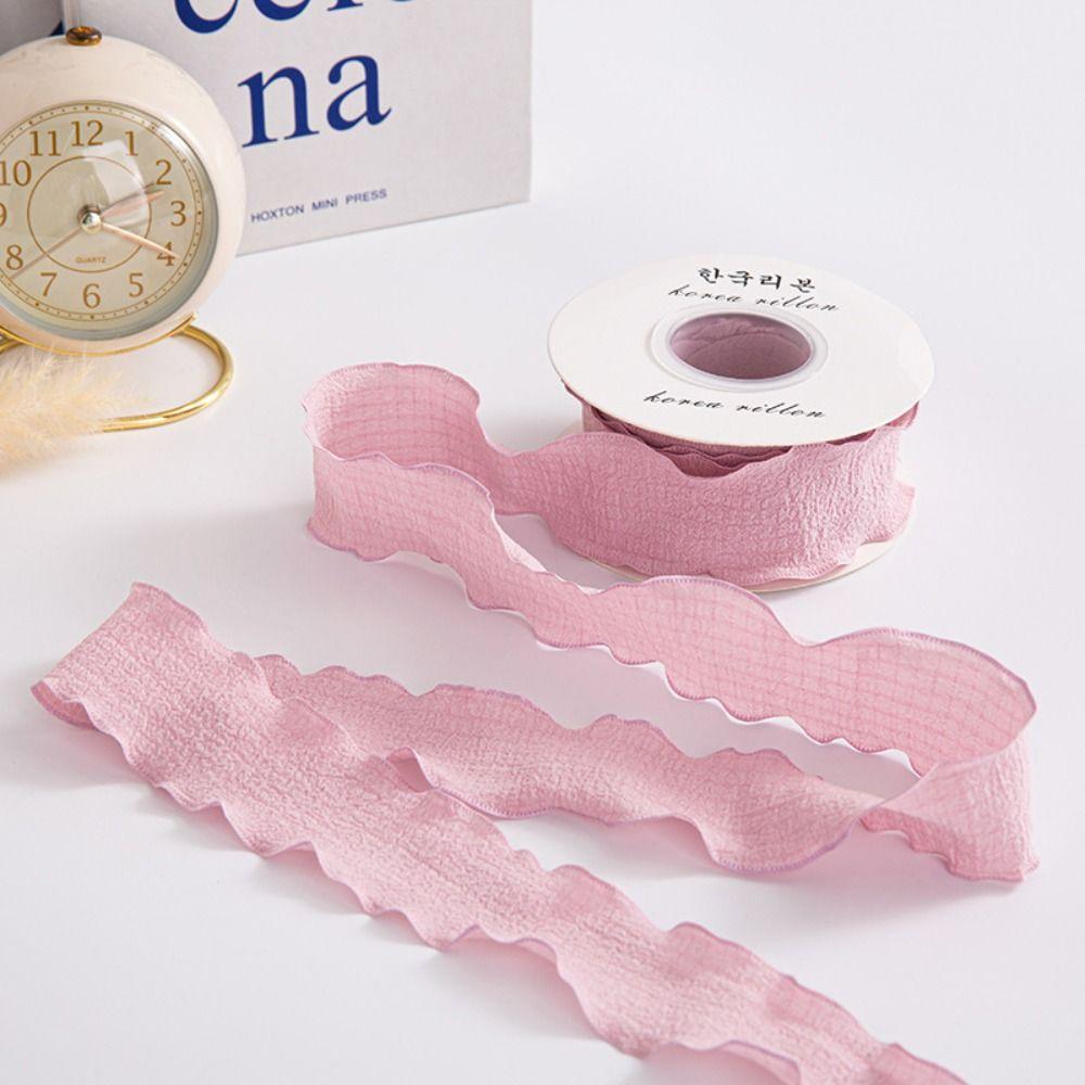 Праздничный цветочный флорист швейные принадлежности декор букета упаковка для цветов мятая хлопковая лента льняная оберточная пряжа лента