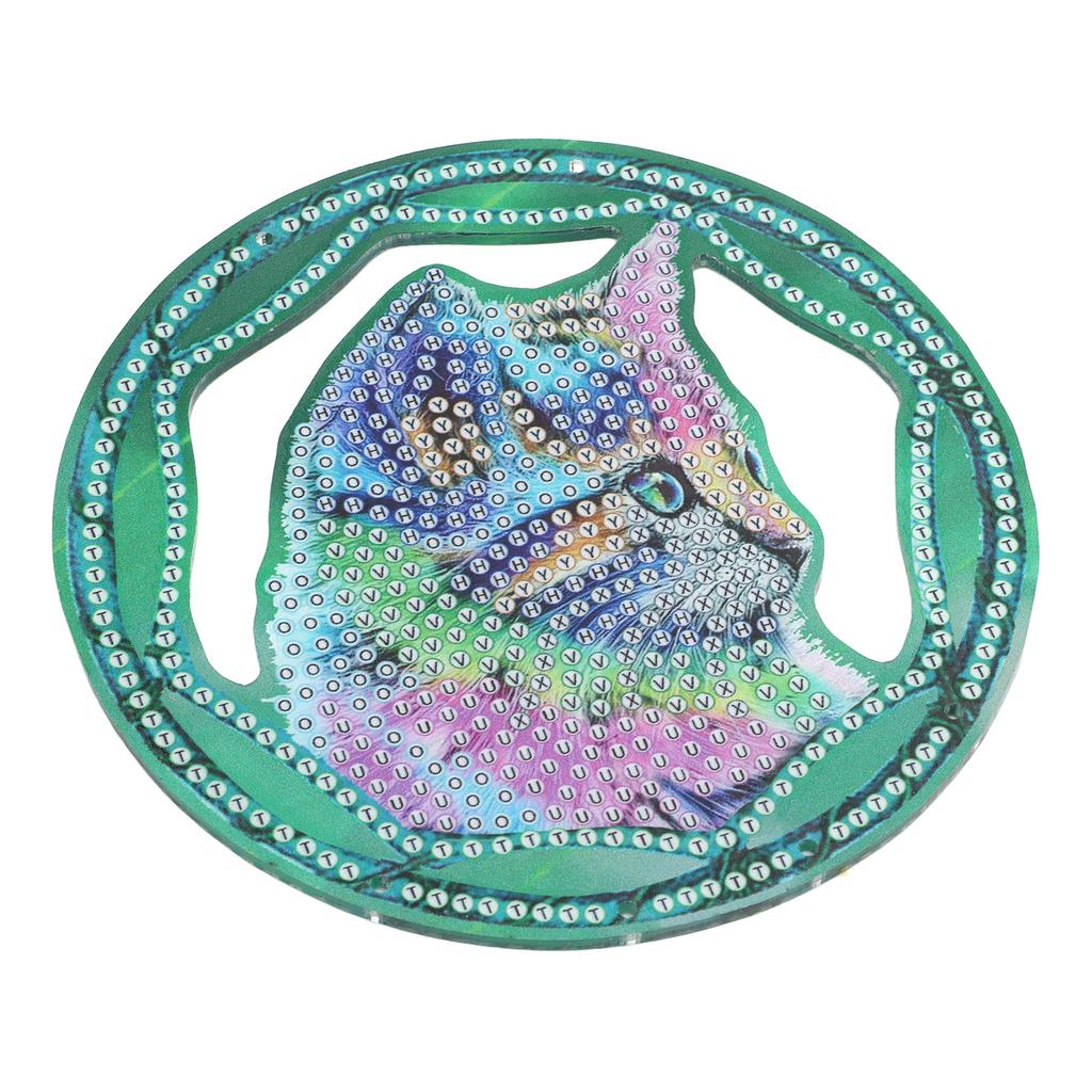 Dreamcatcher Pendants Simple Operation Cute Cat Appearance Beautiful Practical DIY 5D Dreamcatcher