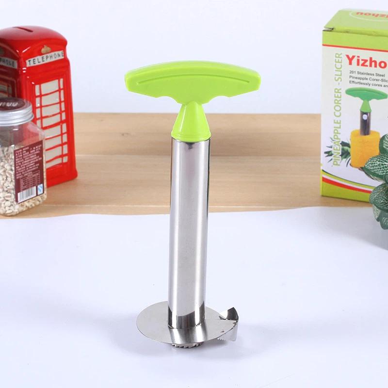 Stainless Steel Pineapple Corer Slicer Non Slip Handle Fast Cutting For Home Kitchen Fruit Salad Daily Use