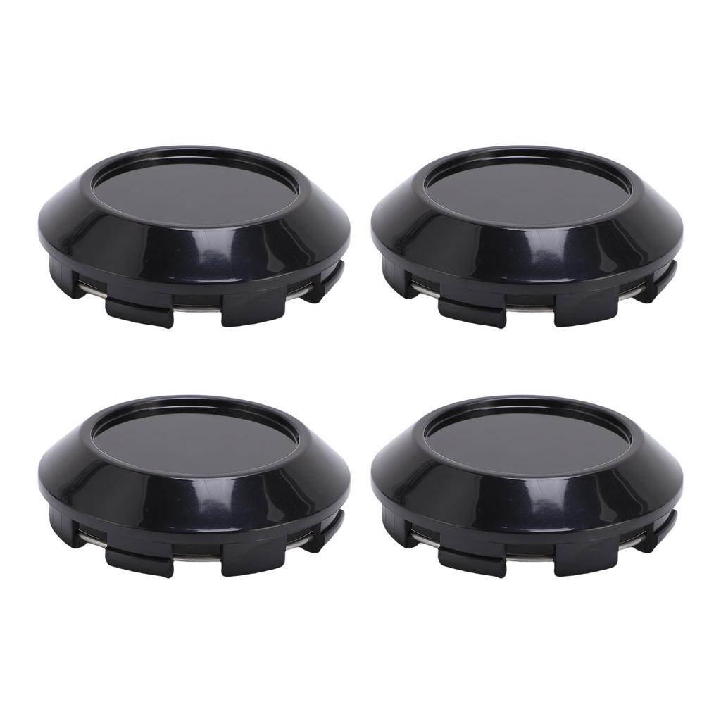 4 шт. Колпаки на центр колеса Отличная герметизация Изысканный АБС Защелкивающиеся Колпаки на центр ступицы колеса 76 мм Внешний диаметр Черный