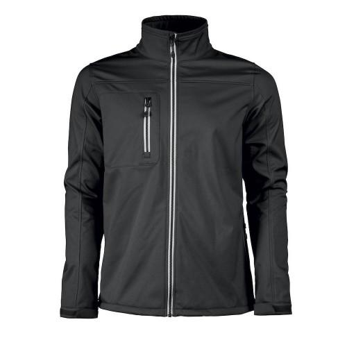 Printer RED Mens Vert Soft Shell Jacket